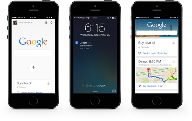 Google Now para iPhone