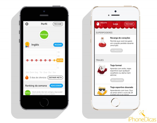 Resenha Duolingo para iPhone