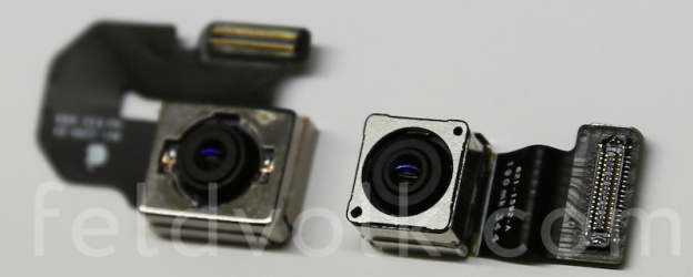 Cameras iPhone 5S e iPhone 6 de 5.5 polegadas