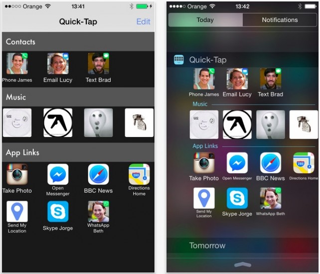 apps iOS Quick-Tap