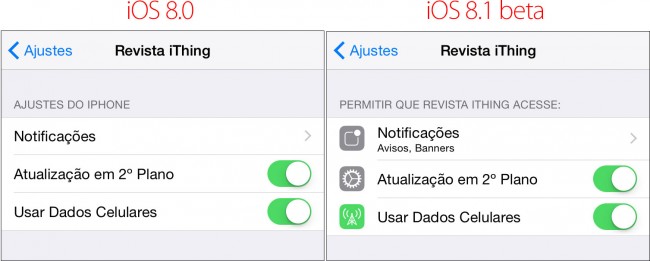 atualização iOS 8.1