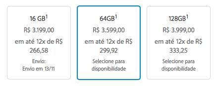 preço iphone 6 brasil