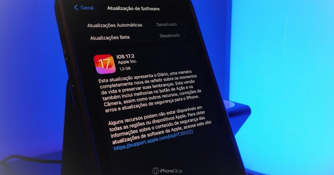 O iOS 17.2 está liberado para todos os usuários