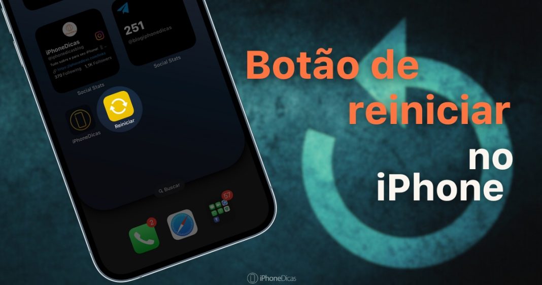 Como criar um Botão de Reiniciar no iPhone/iPad