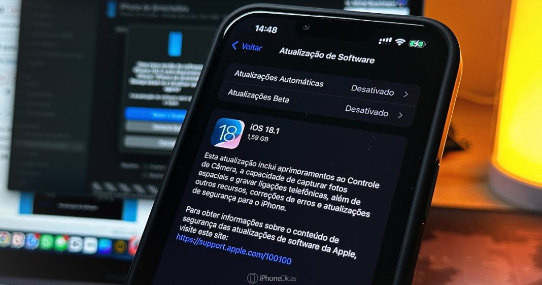 O iOS 18.1 está disponível para todos os usuários — novidades!