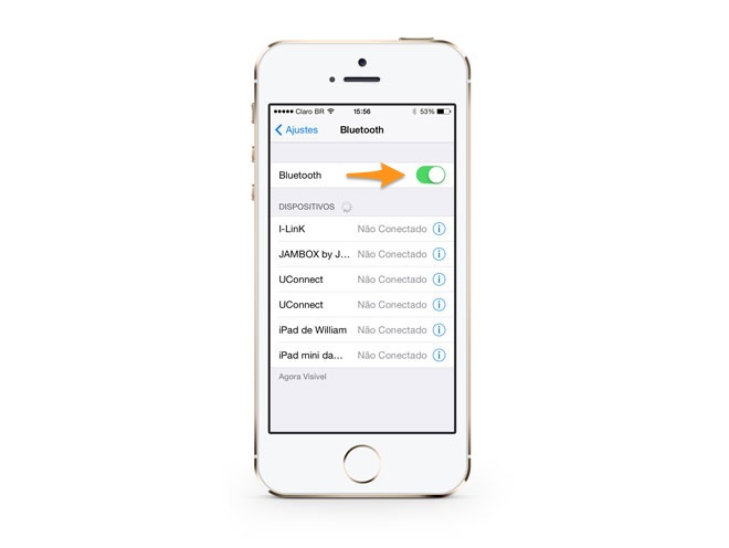emparelhar bluetooth iphone iOS 7 - Como usar corretamente o bluetooth do seu iPhone no iOS 7
