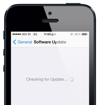 atualizar o iPhone no iOS 7