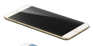 iPhone 6 conceito dourado