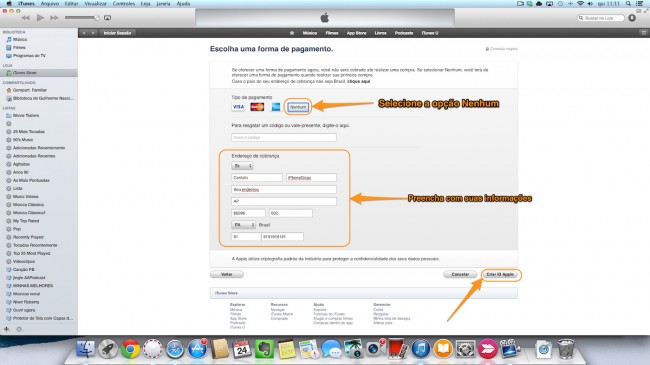 Como criar uma conta na App Store sem cartão de crédito no iPhone e no iTunes