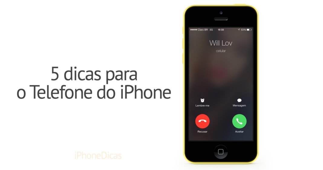 Dicas para o telefone do iPhone