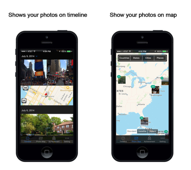 apps gratis iphone photo footprint