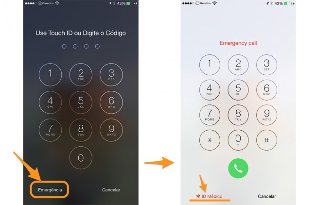 Sabia que o iPhone pode salvar a sua vida em caso de emergência?