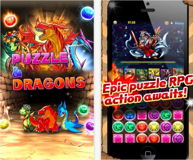 Puzzle Dragons iPhone