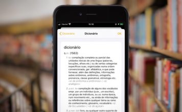 Como usar o dicionário integrado do iOS