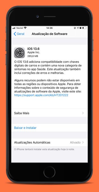 iOS 13.6 está disponível para o público