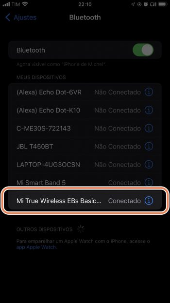 Casslificação Bluetooth no iOS (3)