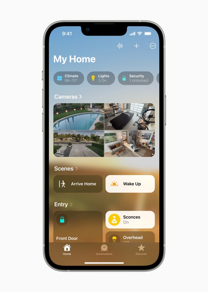 Casa no iOS 16