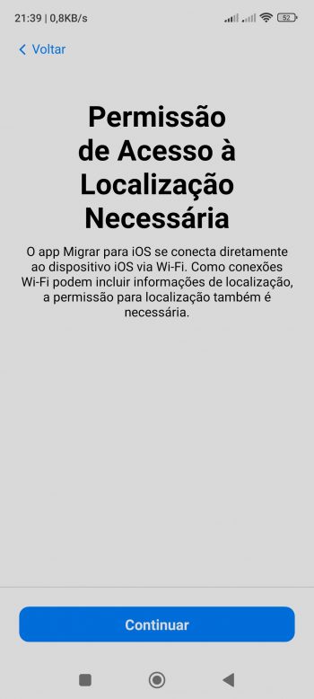 Migrar do iOS (3)
