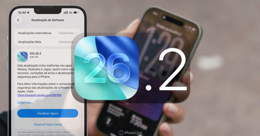 O iOS 26.2 está liberado para todo o público O iOS 26.2 está liberado para todo o público