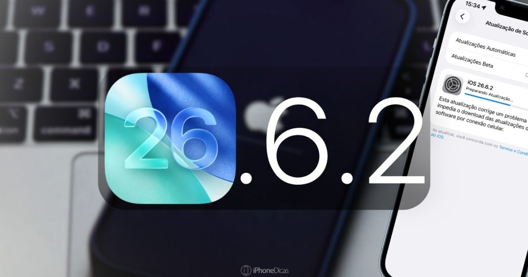 Apple liberou o iOS 26.6.2 para todo o público
