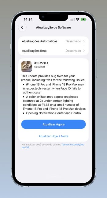 iOS 27.0.1