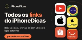 Links do iPhoneDicas: redes, ofertas e lojas parceiras iPhoneDicas: todos os links, redes sociais e ofertas