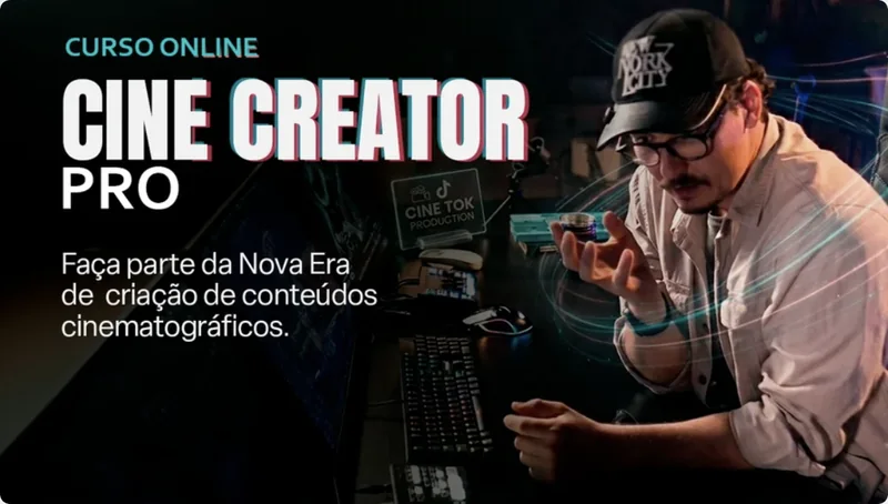 Capa do curso online Cine Creator Pro