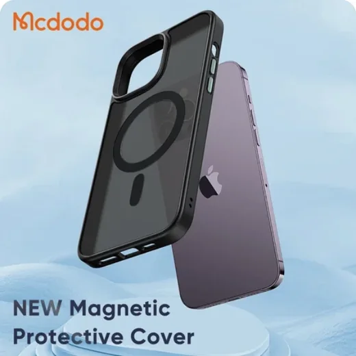 Case/capinha premium Mcdodo preta, transparente ou roxa